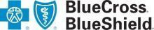 Blue Cross Blue Shield logo. It features a cross design with a person inside and a shield with a staff symbol.