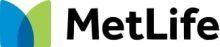 MetLife logo with a blue, green, and white graphic and black text.