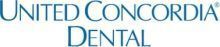 United Concordia Dental logo. Blue text on a white background.