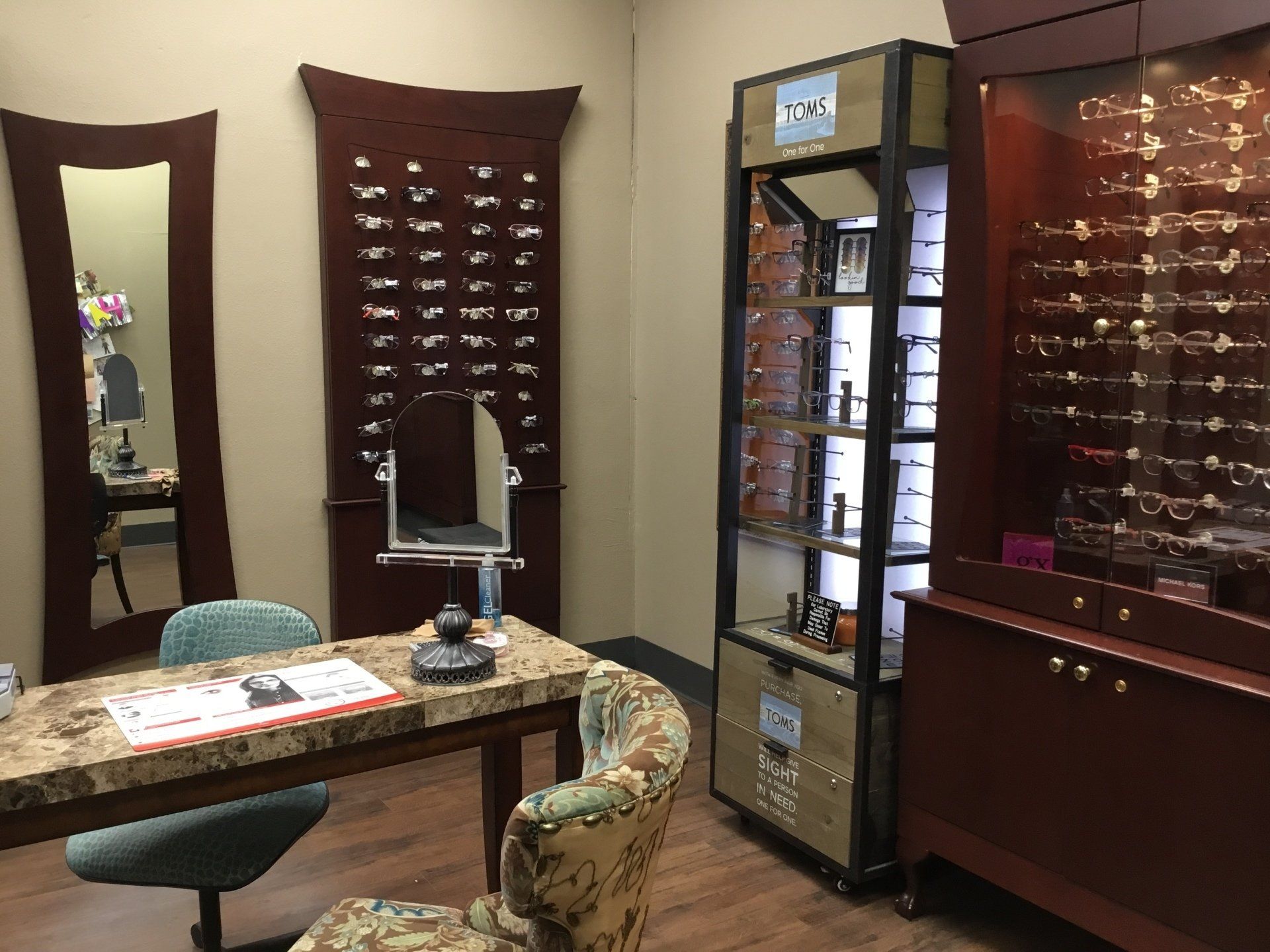 Dr. Lisa Walker, Optometrist office  opticals