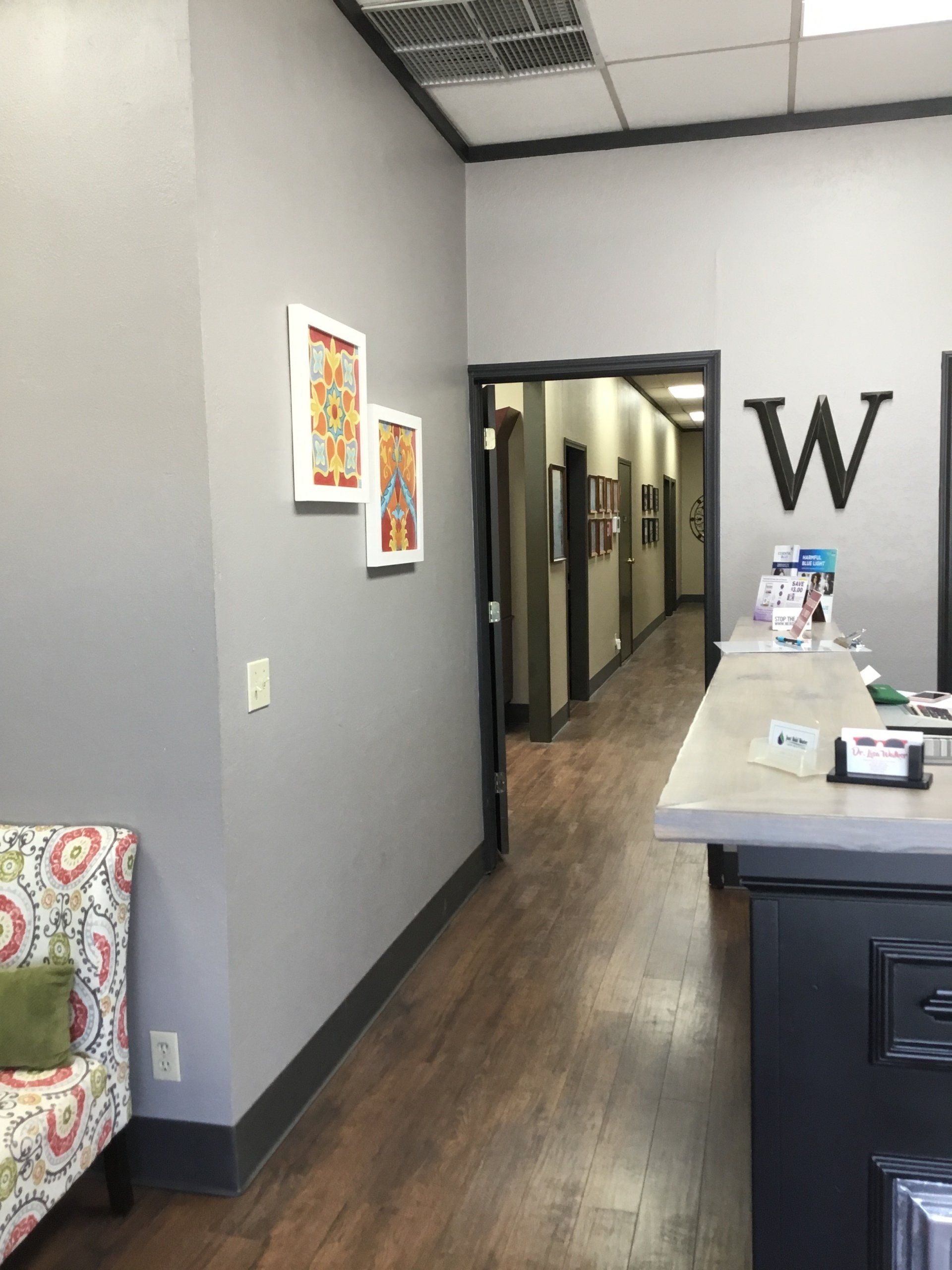 Dr. Lisa Walker, Optometrist office interior