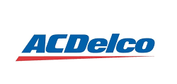 ACDelco logo in blue and white with red stripe.
