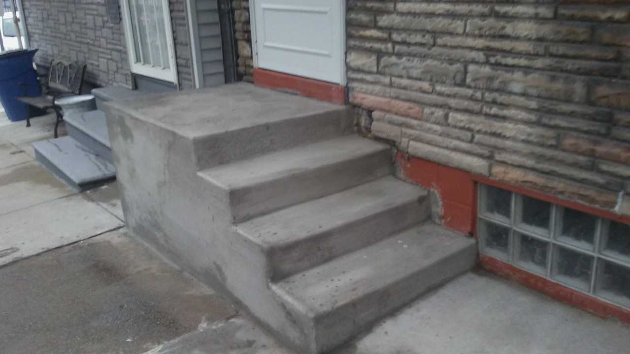 Concrete steps - after