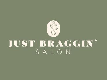 Just Braggin' Salon logo