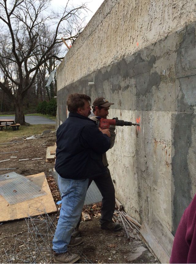 Concrete crack repair