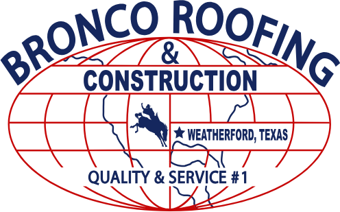 Bronco Roofing & Construction Logo