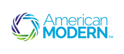 American Modern logo with a colorful circular design and blue text.
