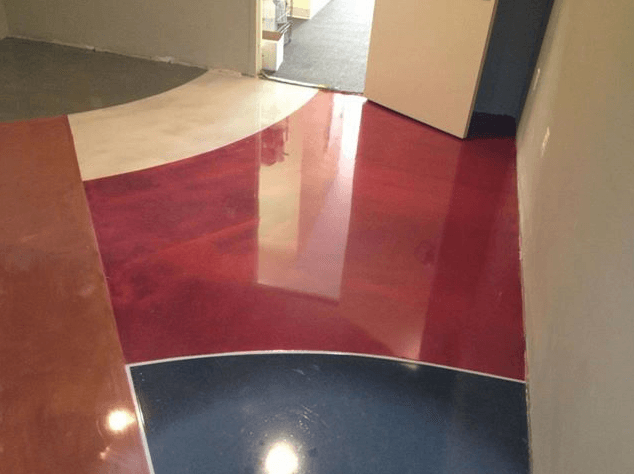 Colorful flooring
