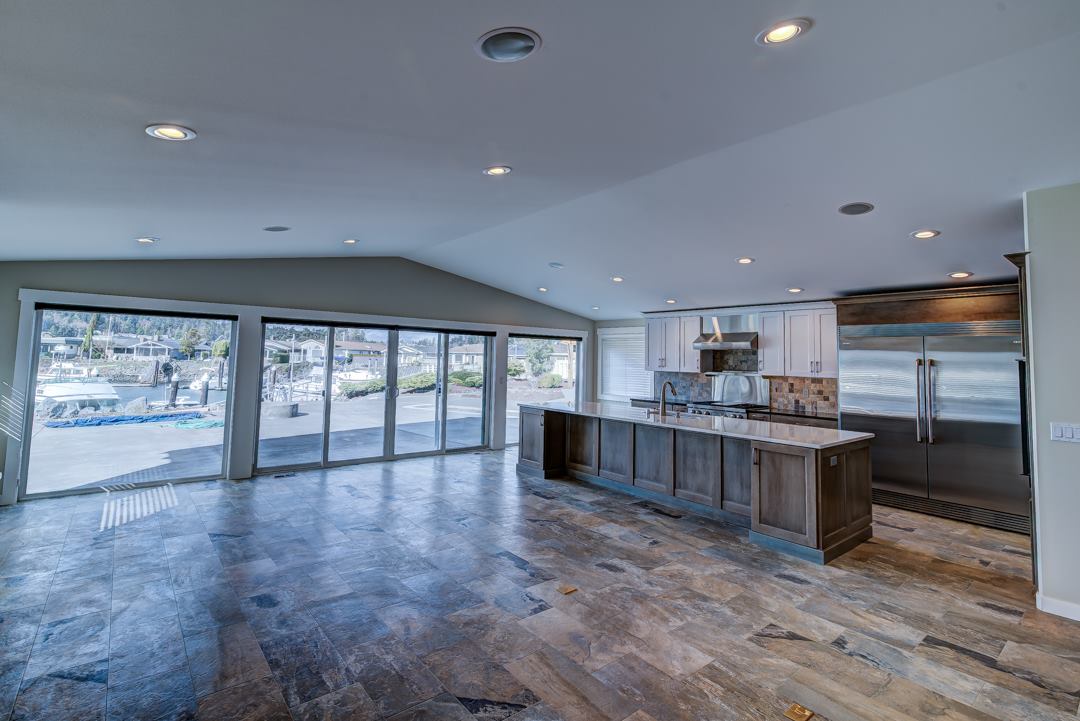 Newly completed living room