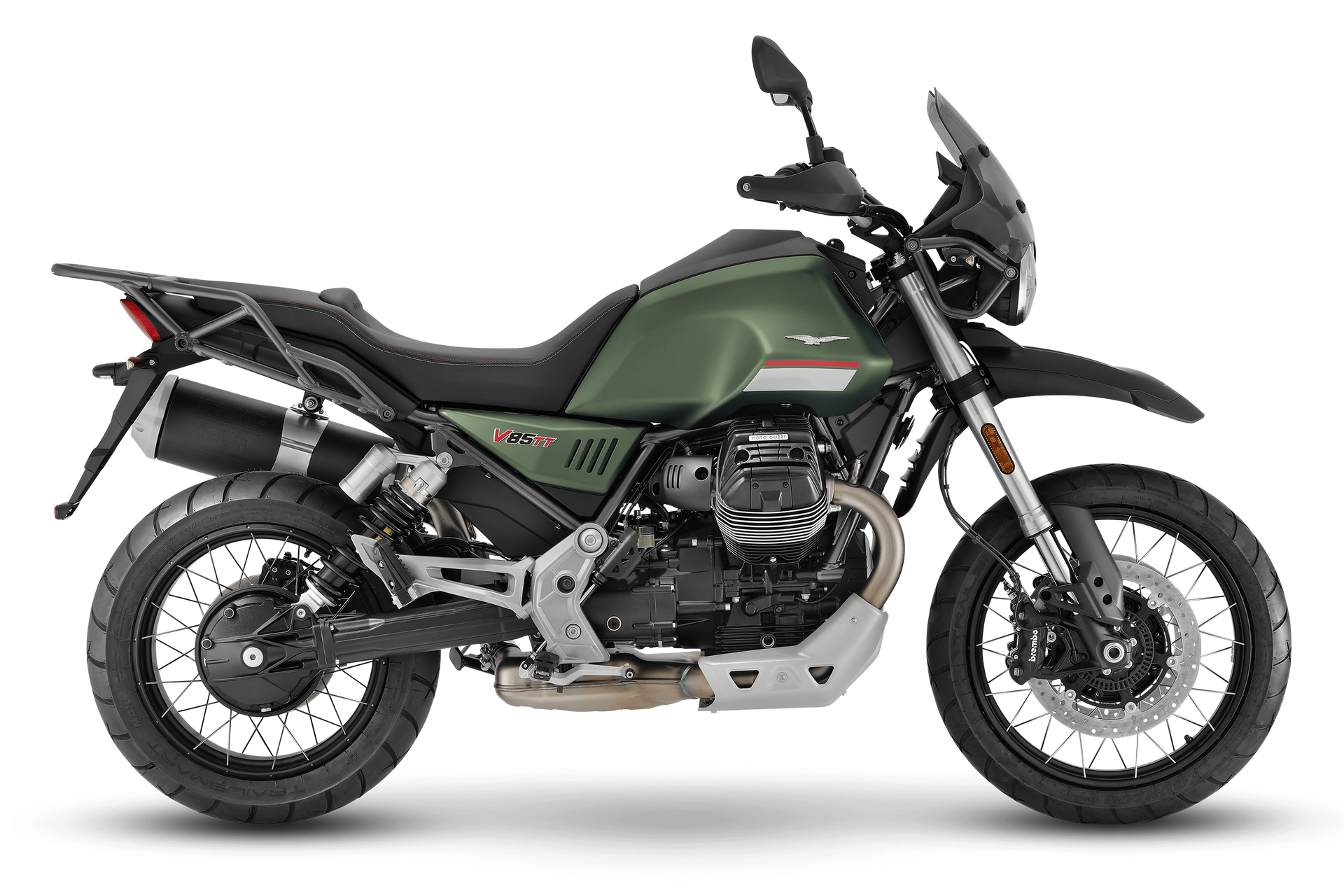2023 Moto Guzzi V85TT Verde Altaj
