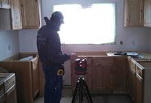 We use high tech equipment used to provide accurate measurements