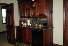 Wooden cabinets