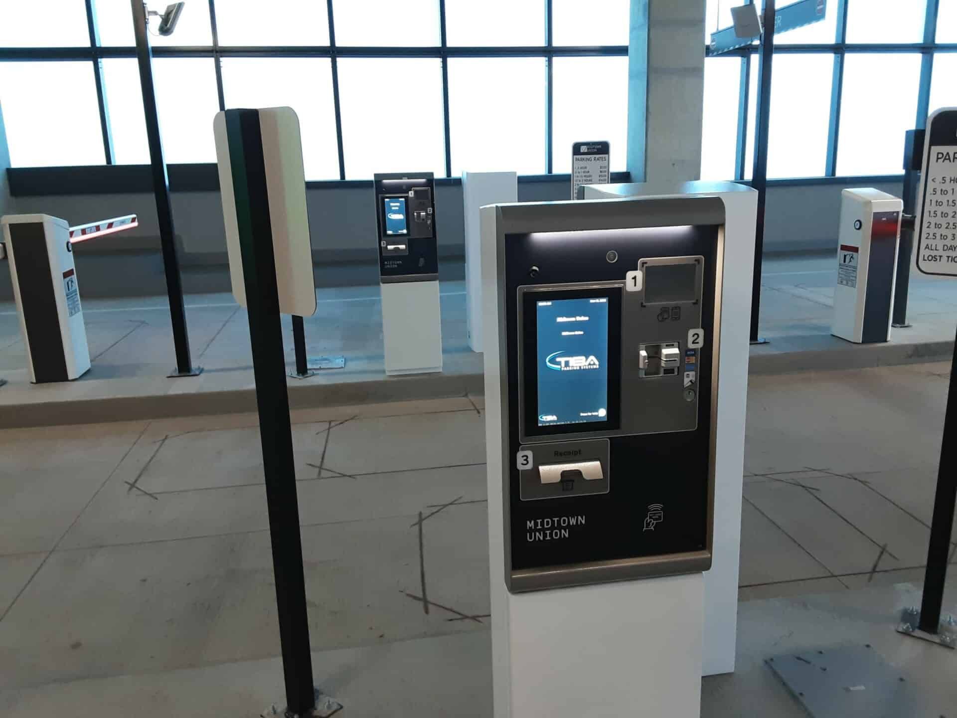 A machine with a screen that says ' cbn ' on it