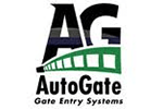A logo for a company called autogate gate entry systems.