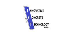 Innovative Concrete Technology Corp. logo with blue stylized letters ICT