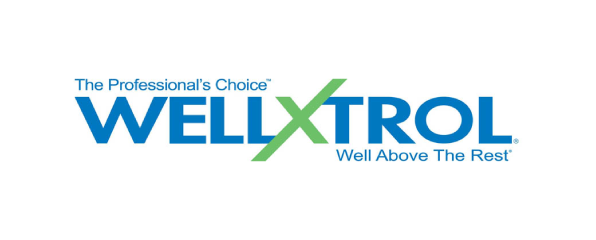 Welltrol logo with blue and green text and the tagline “Well Above the Rest”