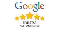 Google Five Star Customer Rating