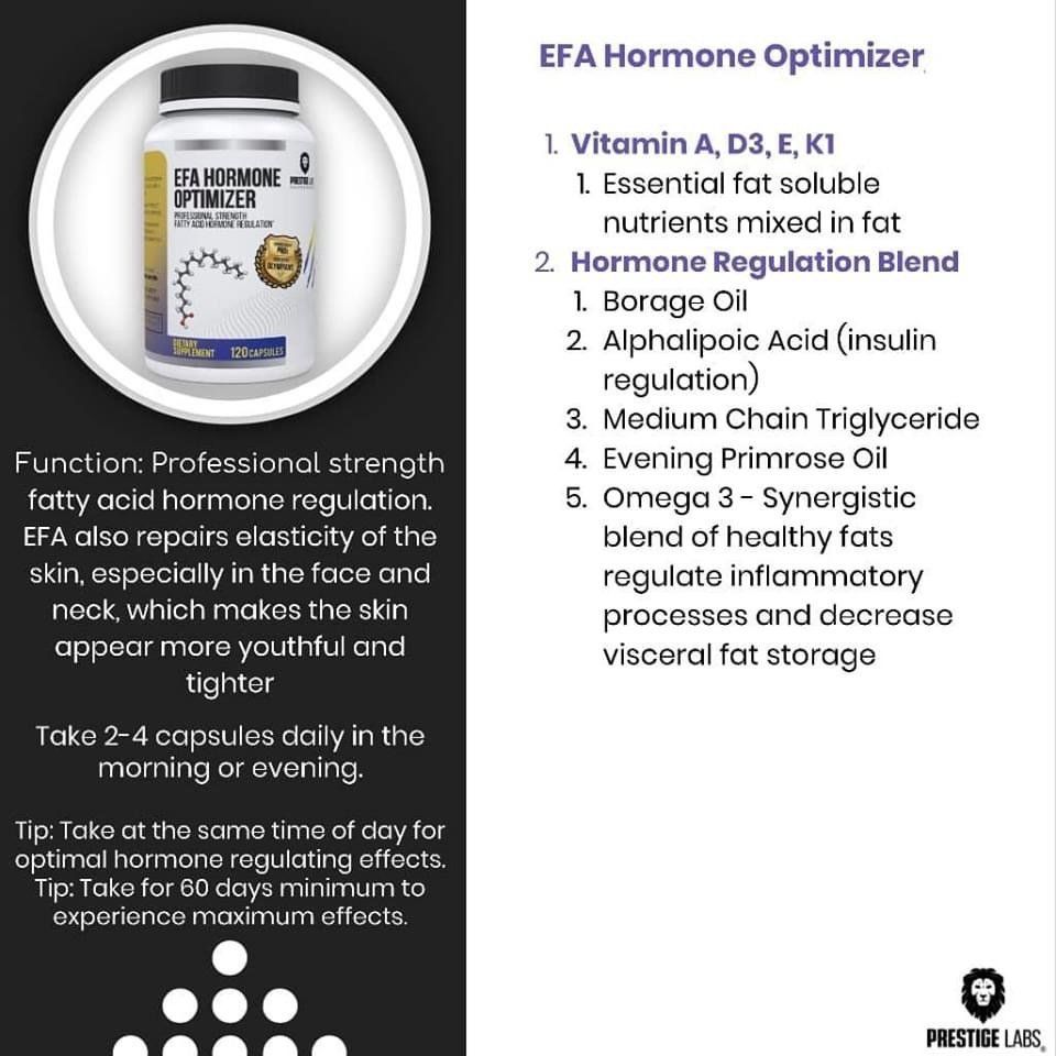 EFA Hormone Optimzer