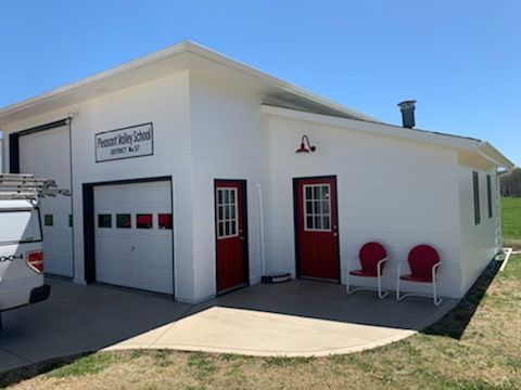 pleasant valley school exterior painting
