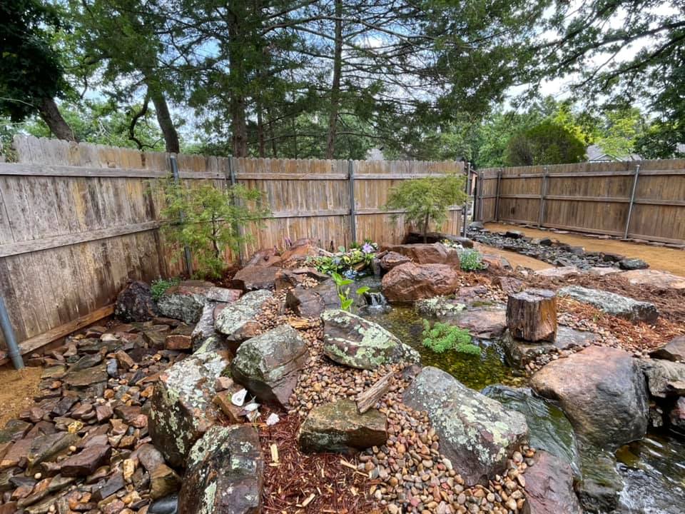 Landscape water features