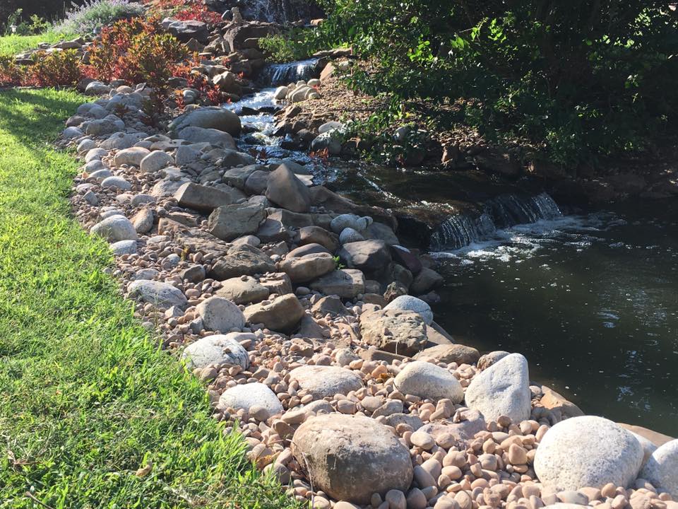 Landscape water features