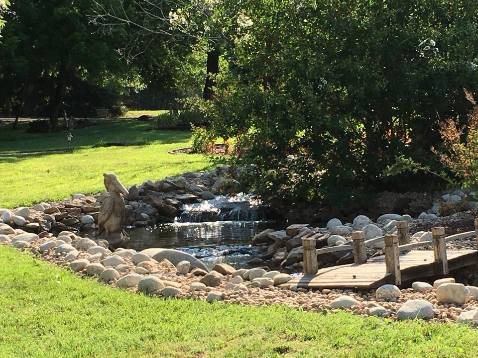 Landscape water features