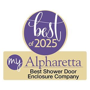 The logo for my Alpharetta Best Shower Door Enclosure Company