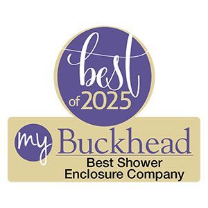 A logo for my Buckhead Best Shower Enclosure Company.