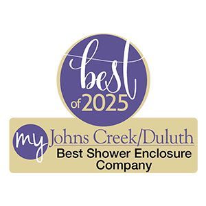 The logo for my Johns Creek / Duluth Best Shower Enclosure Company.