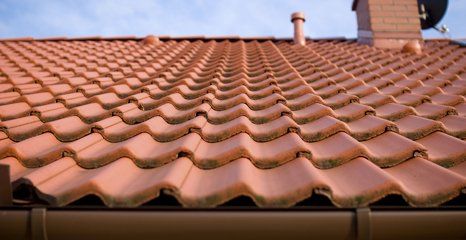 Clay tile roofing