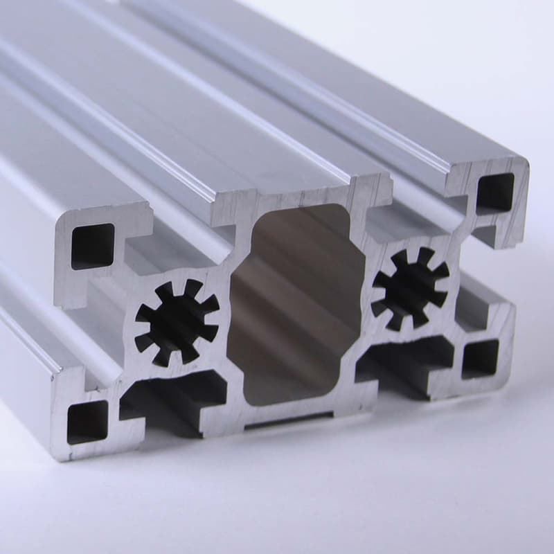 A close up of a piece of metal with holes in it