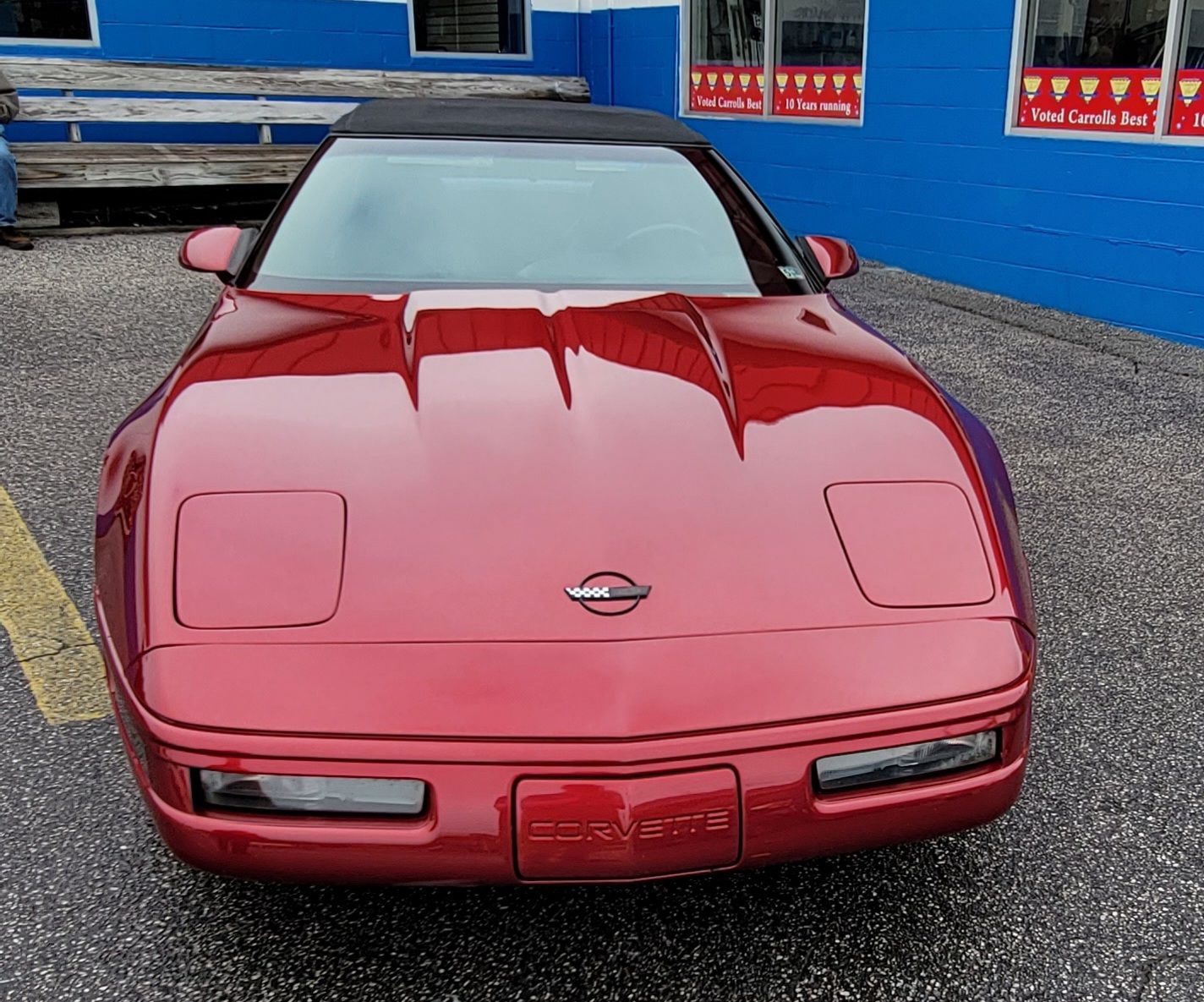 Corvette front trunk