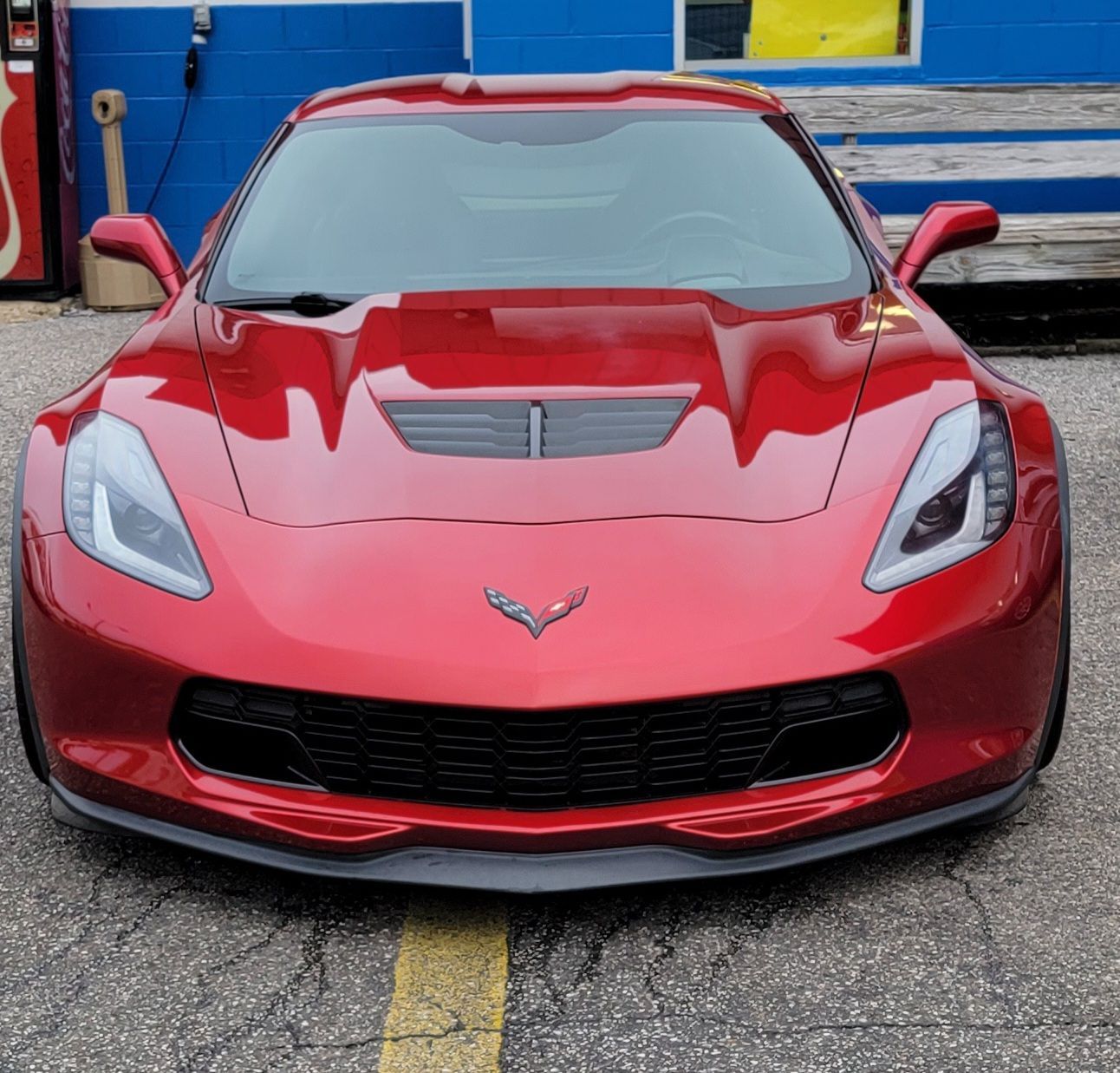 Corvette front trunk
