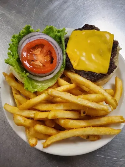 Cheese Burger Platter