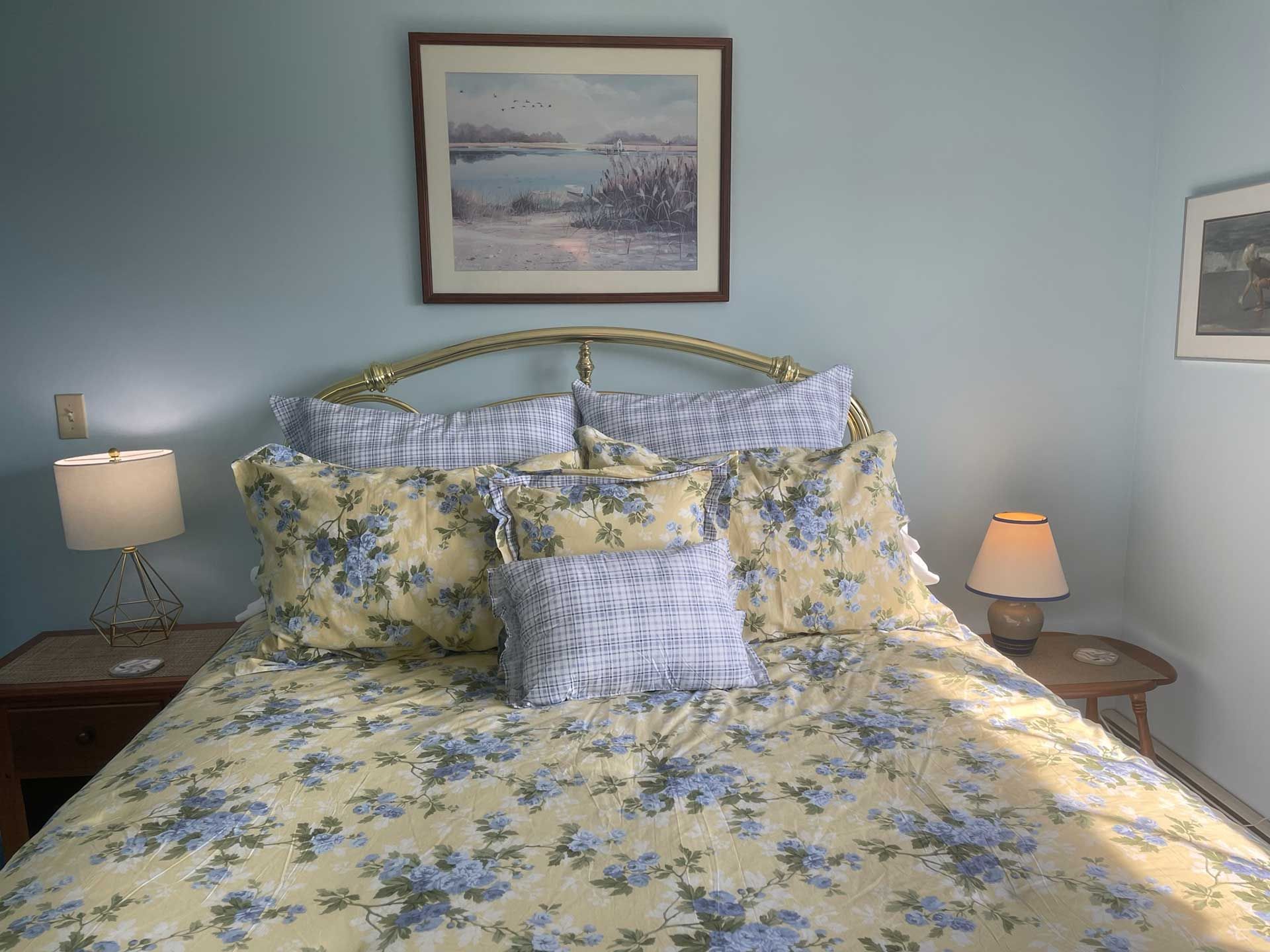 comfortable queen-size bed