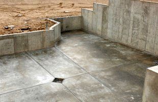 Concrete room construction