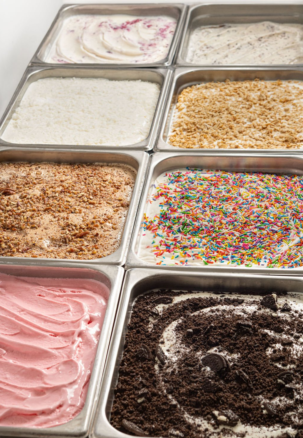 Wide range of frozen flavors