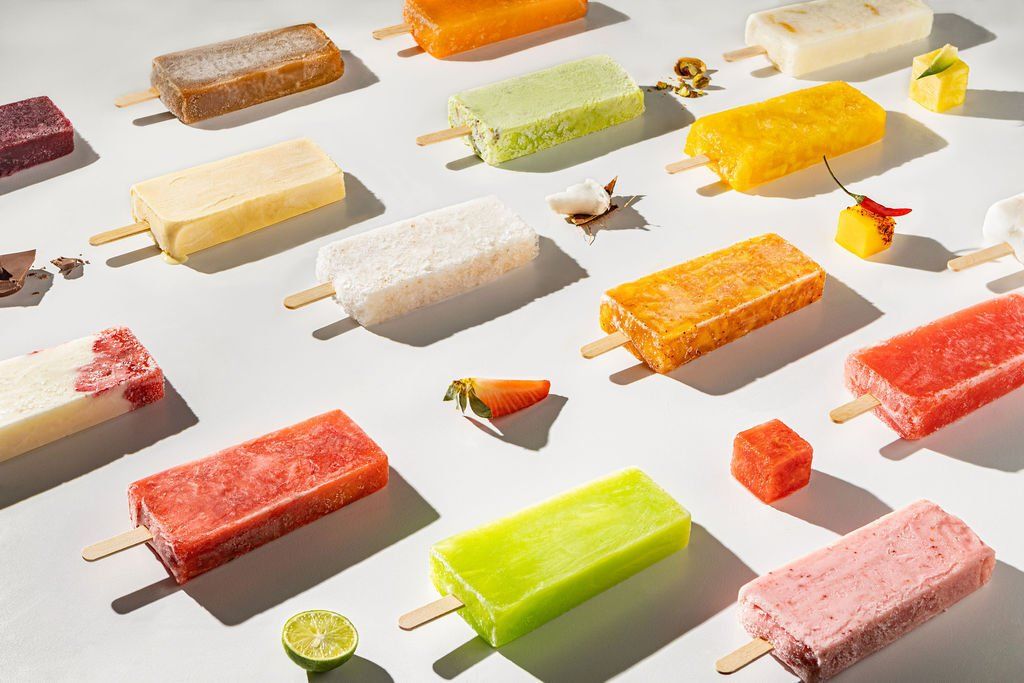 Different ice cream flavors