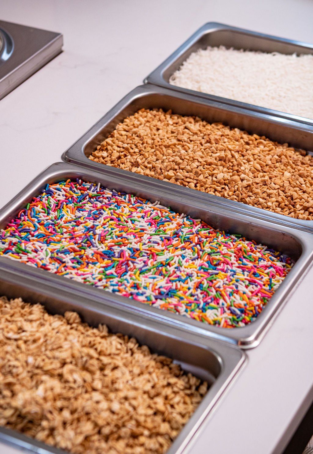 Ice cream toppings