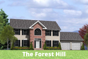 A rendering of a house called The Forest Hill