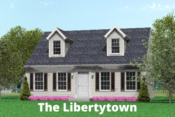 An artist 's impression of a house called The Libertytown