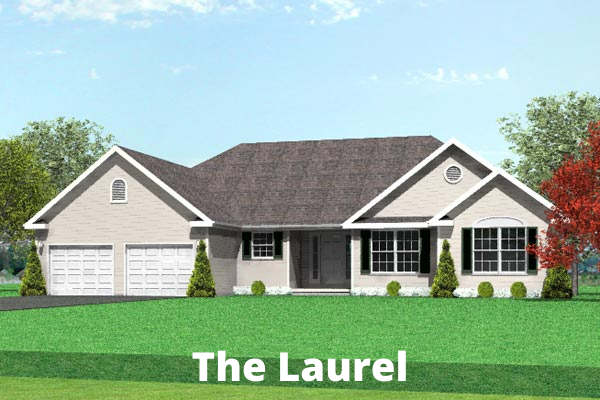 An artist's impression of a house called The Laurel