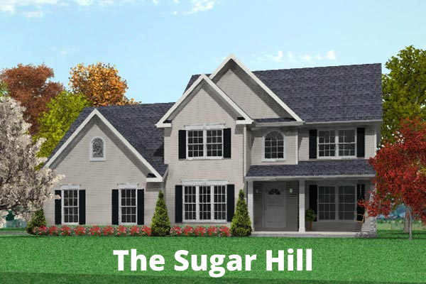 A rendering of a house called The Sugar Hill