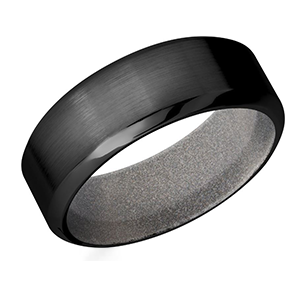 A black ring on a white background that looks like a bracelet