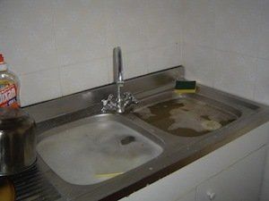 Leaking Stopped Clogged Kitchen Sink Plumbing Connecticut