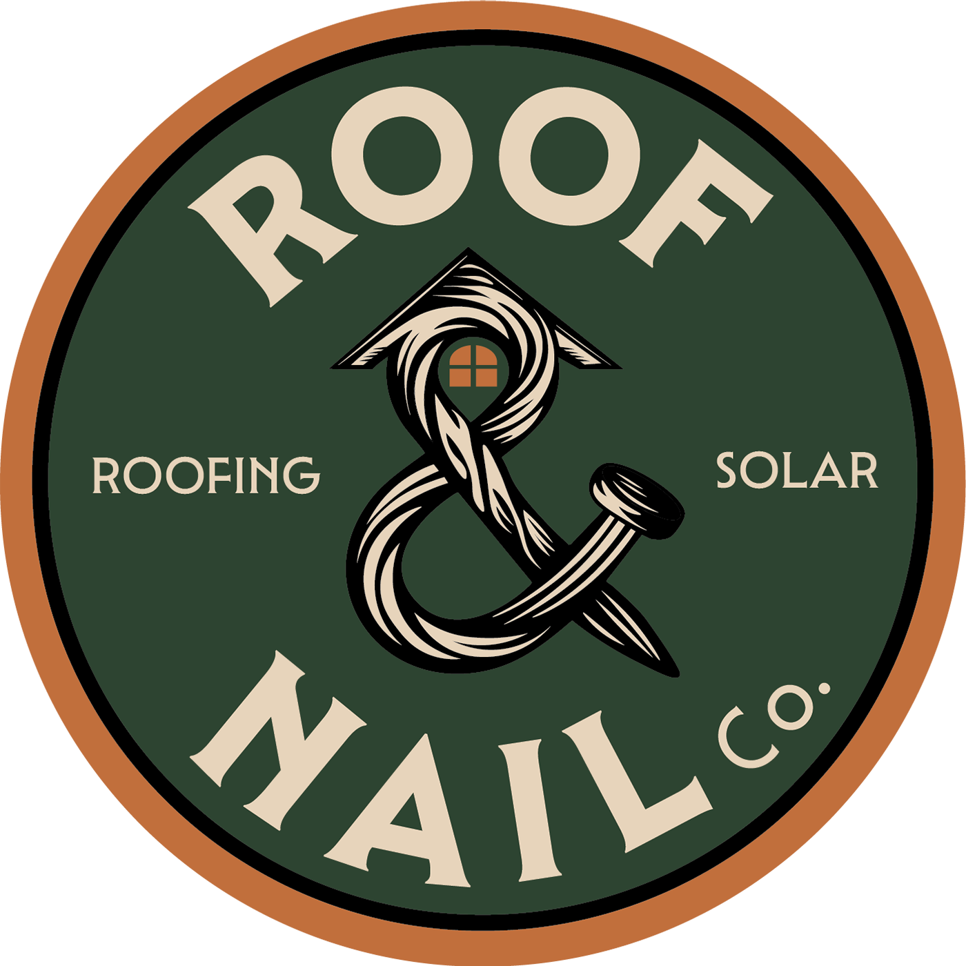 Roof & Nail - Logo
