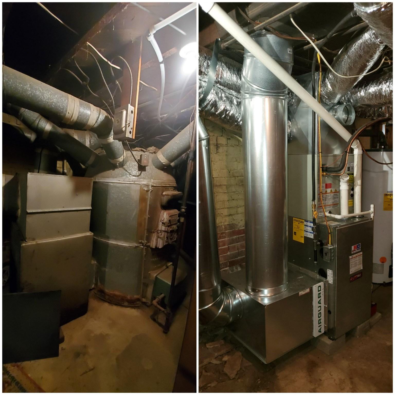 furnace installation