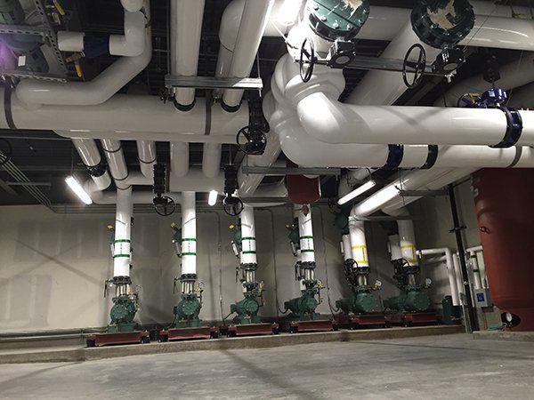 Industrial pipes and motors