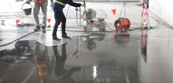 Commercial floor coating