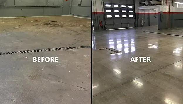 Commercial floor coating